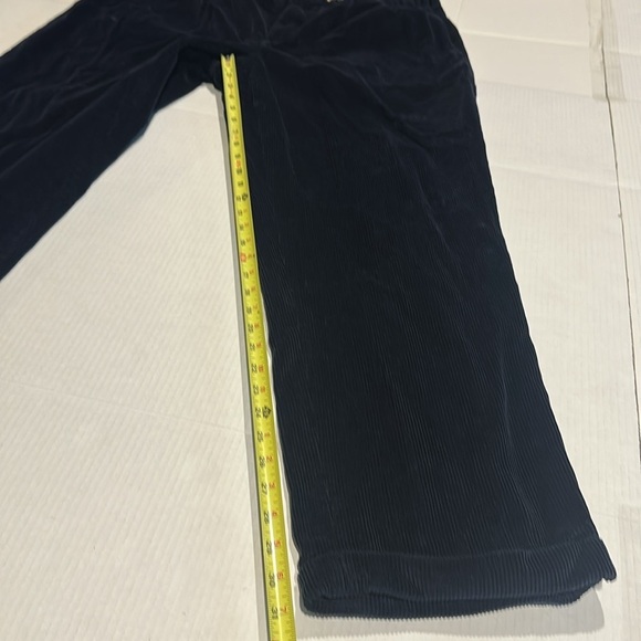 Brooks Brothers Elliot dark navy Pants pockets front back 100 % cotton corduroy - Picture 3 of 12